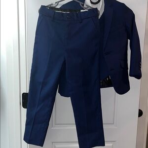 Navy Blue Boys' Formal 3-Piece Matching Set - Black n Blanco